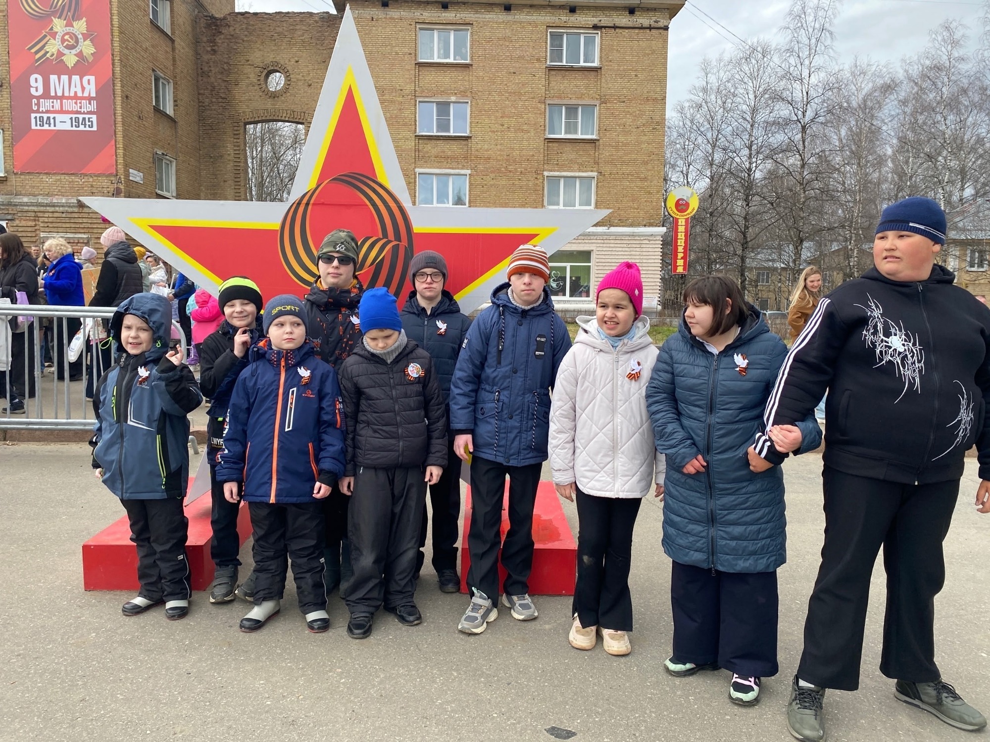 Парад Победы среди дошколят.